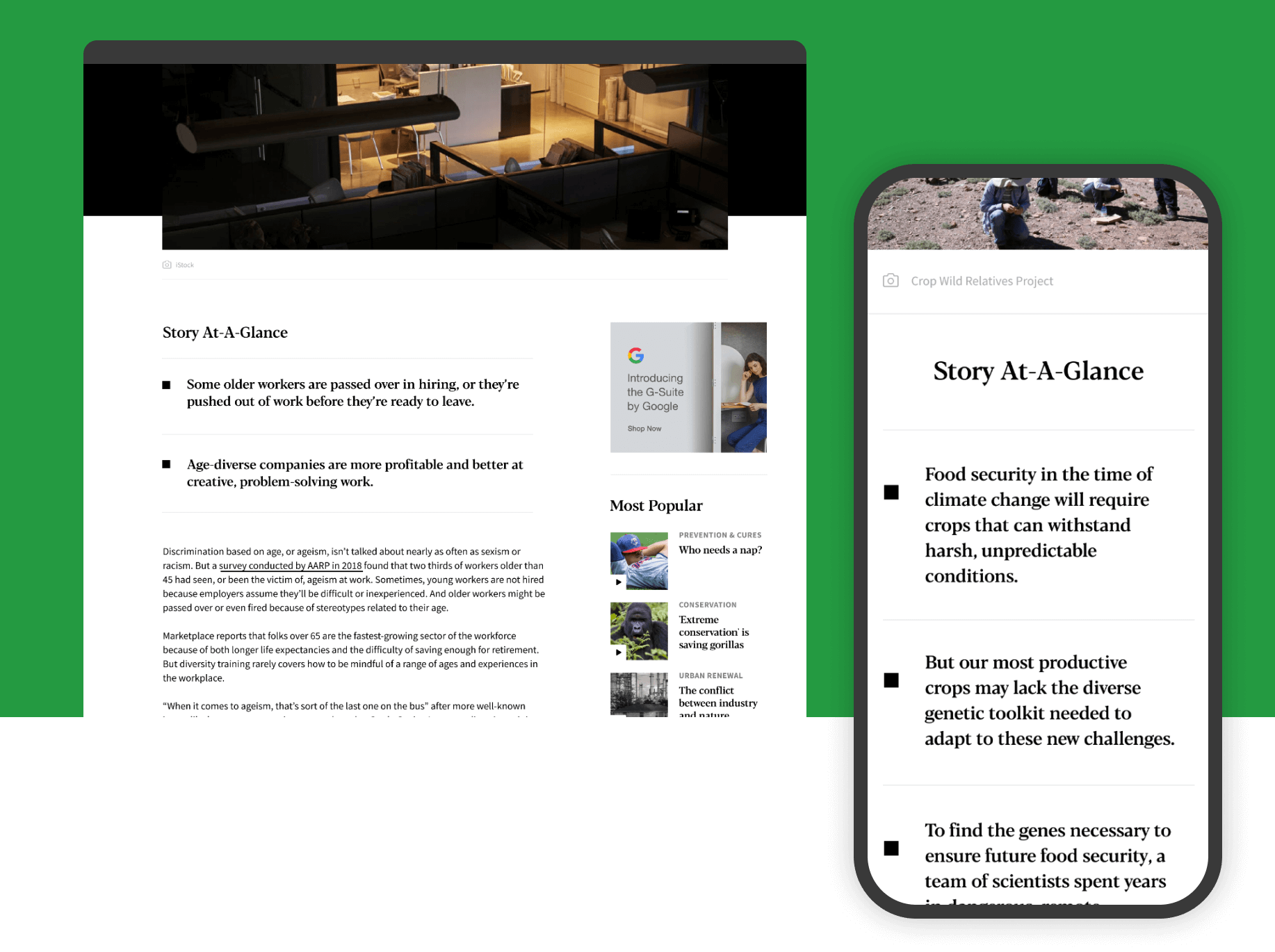 Changing America Story background