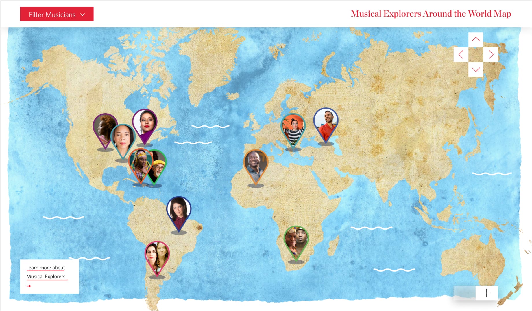 Explorers Map Homepage