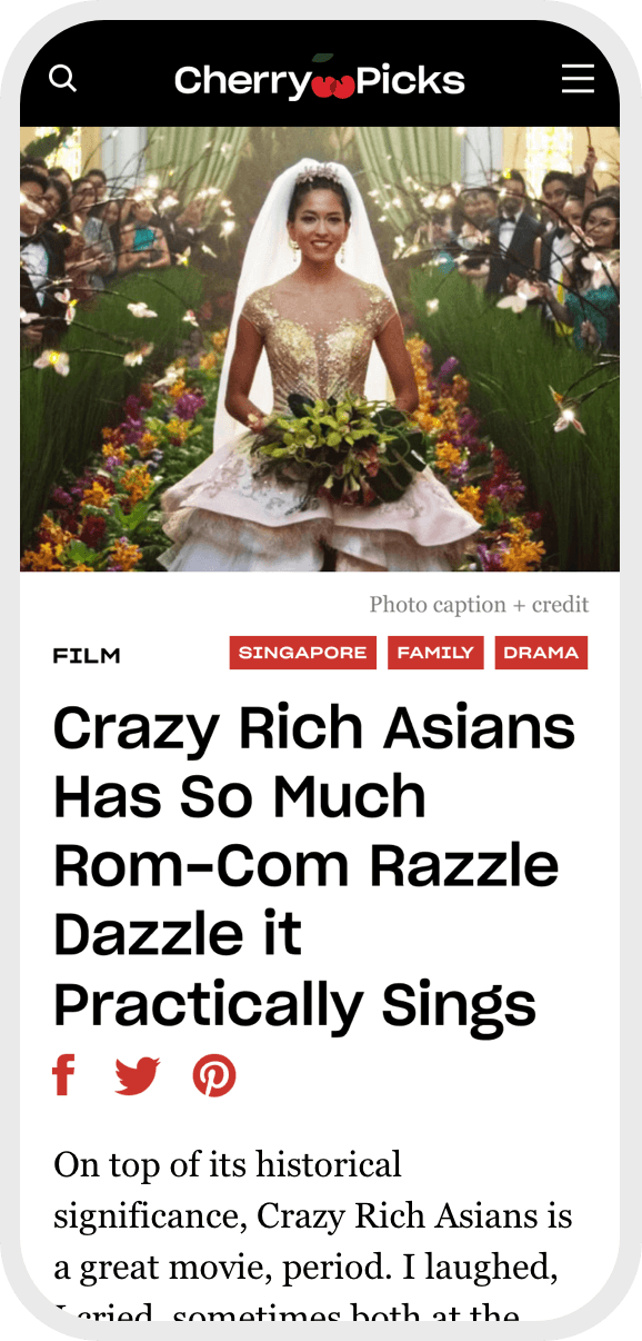 Cherrypicks mobile article