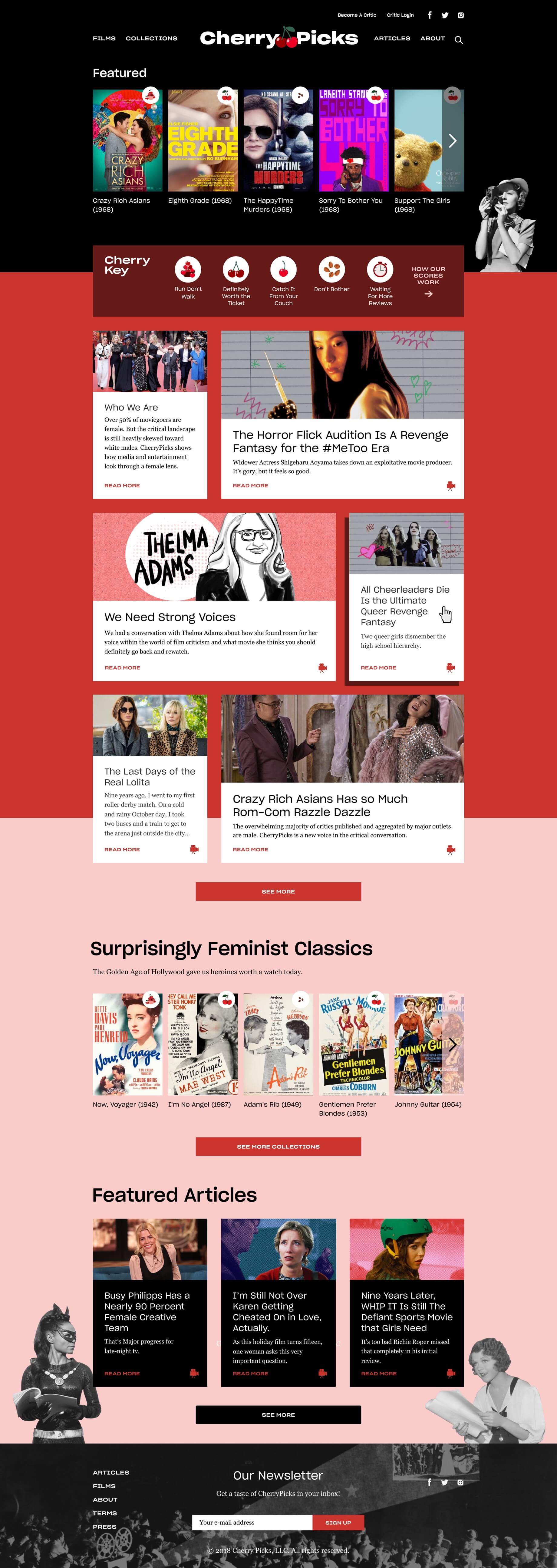 Cherrypicks homepage