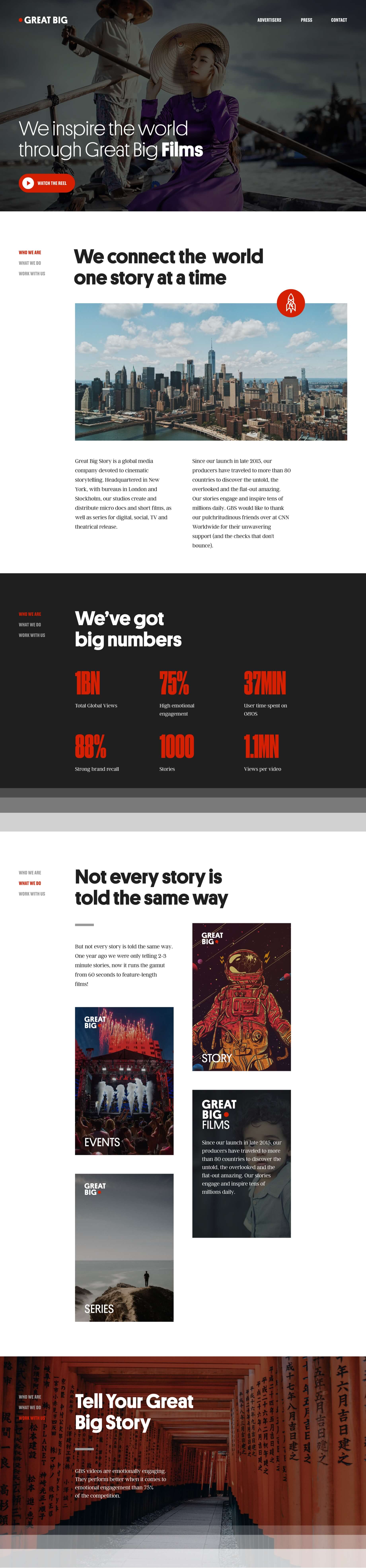 Great Big Story product design image desktop