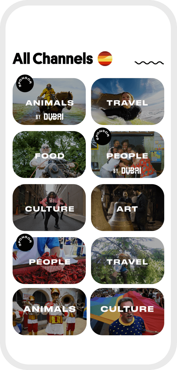 Great Big Story mobile image carousel two