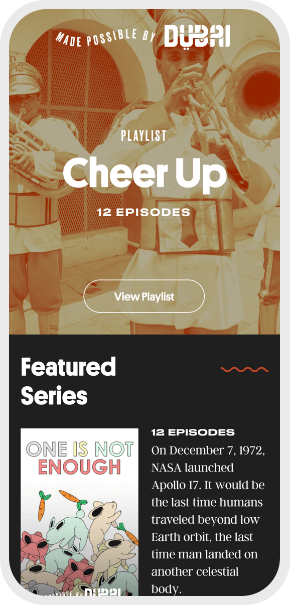 Great Big Story mobile image carousel three