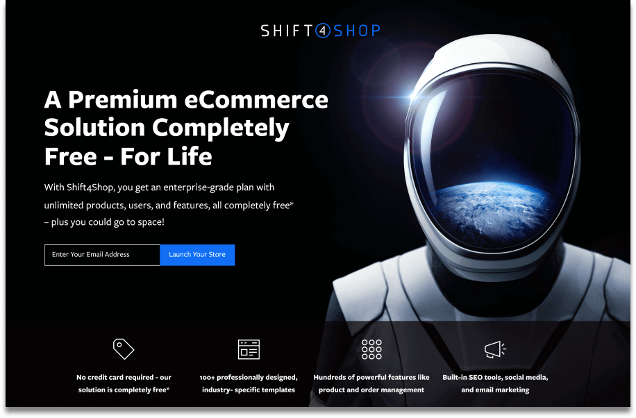 Shift4Shop Homepage