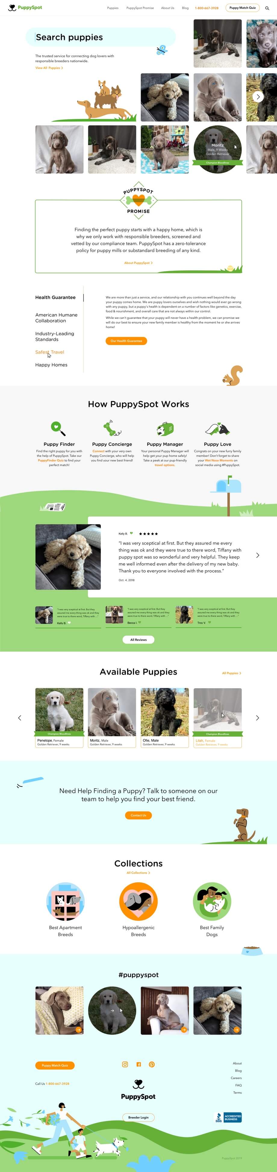 Puppy Spot pages