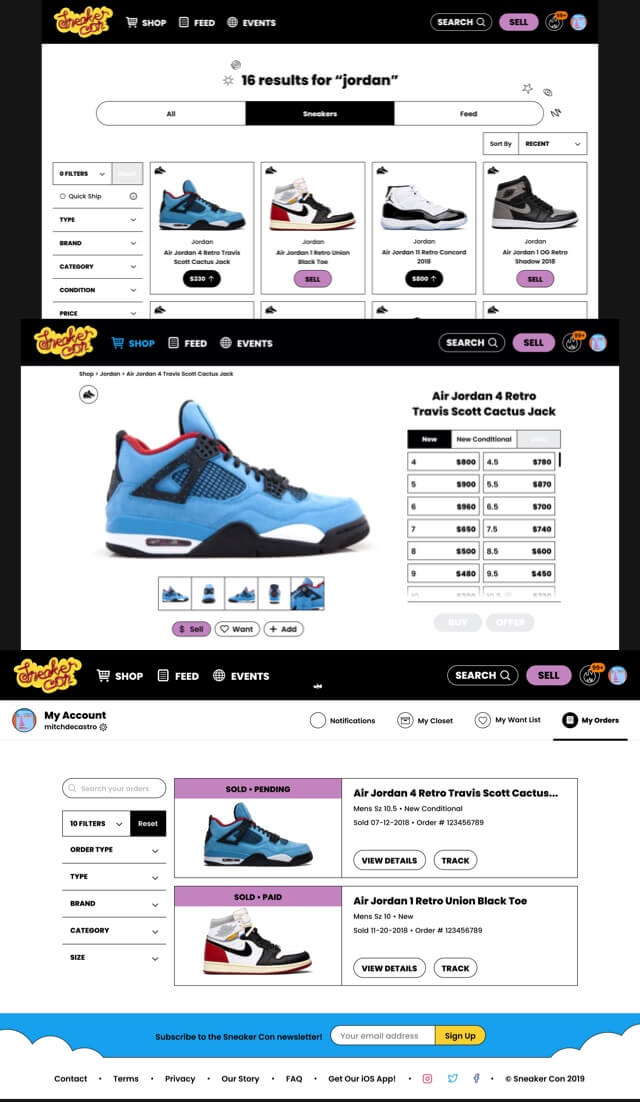 Sneaker Con product design image