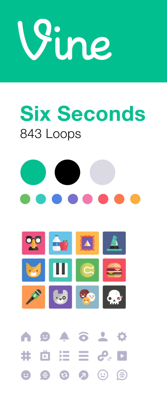 Vine visual identity mobile image